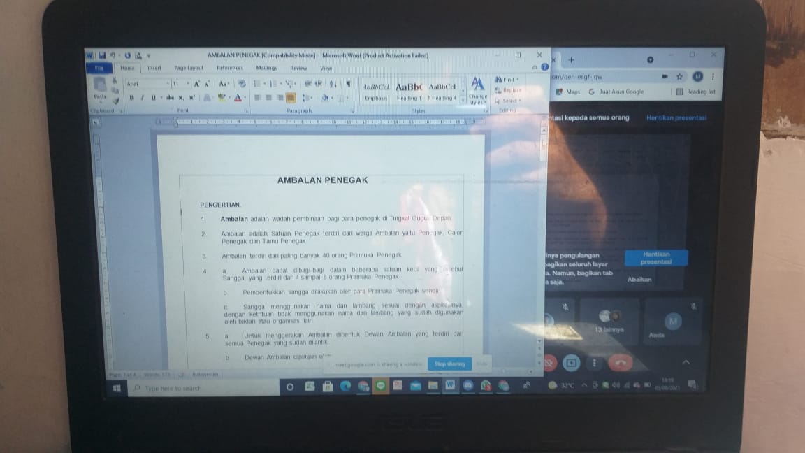 Materi Daring Pramuka